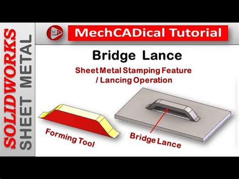 sheet metal lance|how to joggle sheet metal.